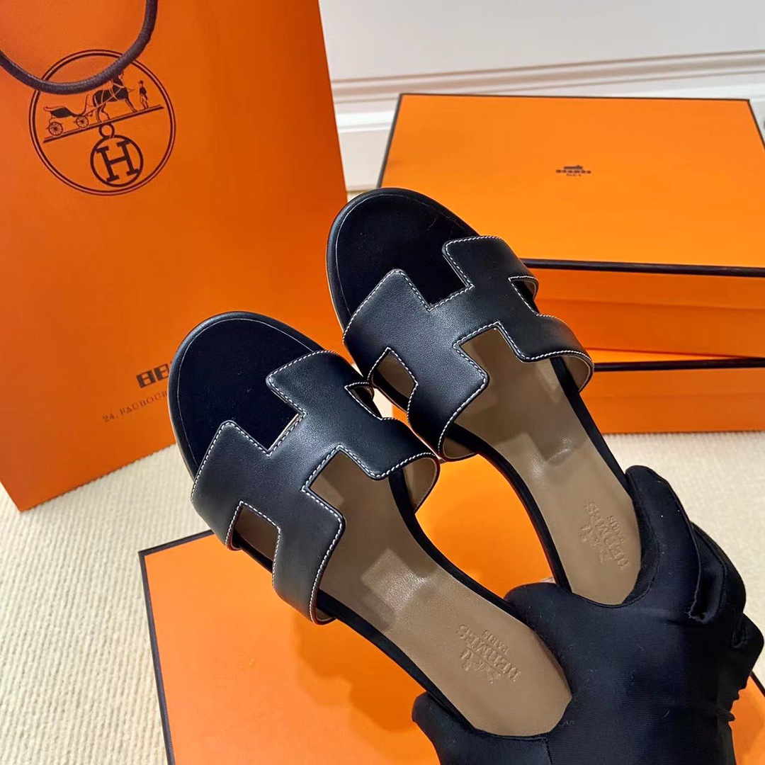 에르메스 올수공 오아시스 슬리퍼 샌들 스위프트 36